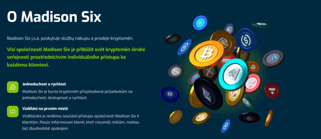 MadisonSix, platforma, krypto, recenze 