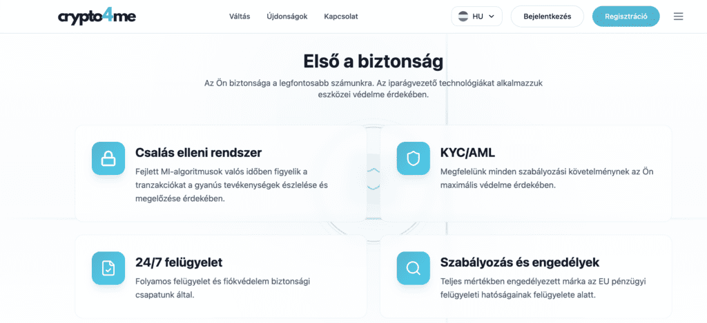 crypto4me screenshot from website 