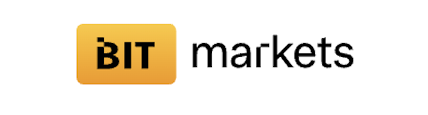 BIT Markets logo: orange rounded square with bold 'BIT' and the word 'markets' next to it