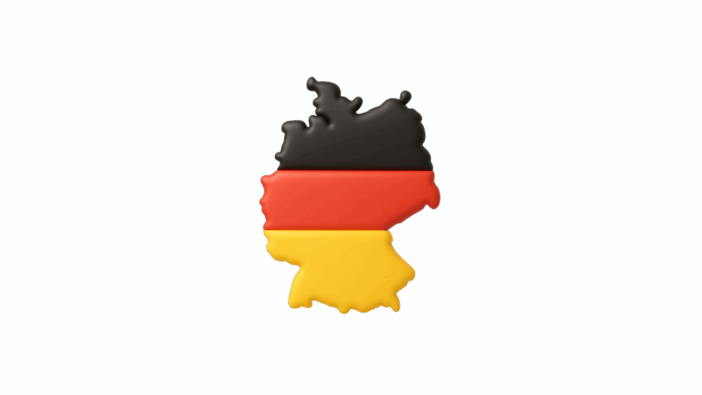 CryptoGlobe - SOME návrhy-75 - Crypto-Globe.com - Crypto-Globe.com Outline of Germany filled with the German flag colors: black on top, red in the middle, gold on the bottom